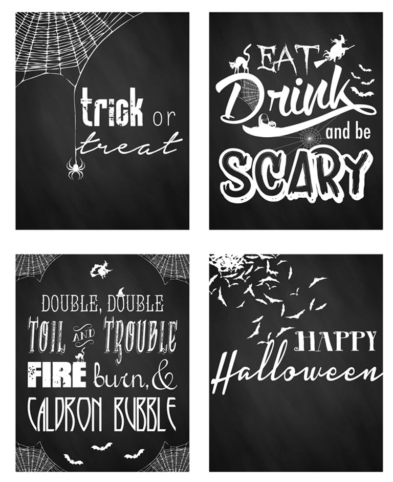 60 Free Printable Halloween Decorations - Prudent Penny Pincher