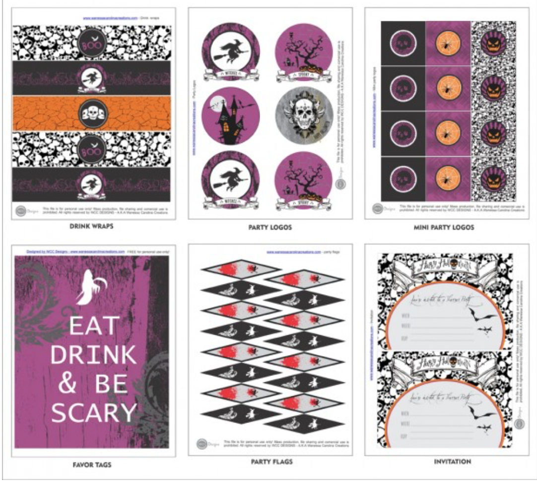 60 Free Printable Halloween Decorations Prudent Penny Pincher