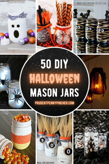 50 DIY Mason Jar Halloween Crafts - Prudent Penny Pincher