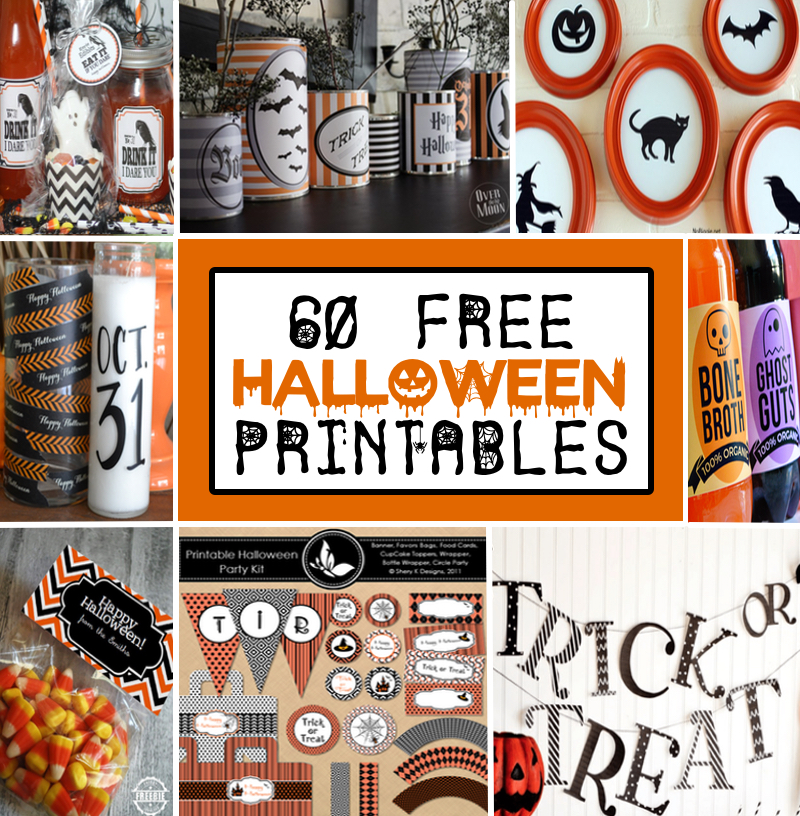 60 Free Printable Halloween Decorations Prudent Penny Pincher