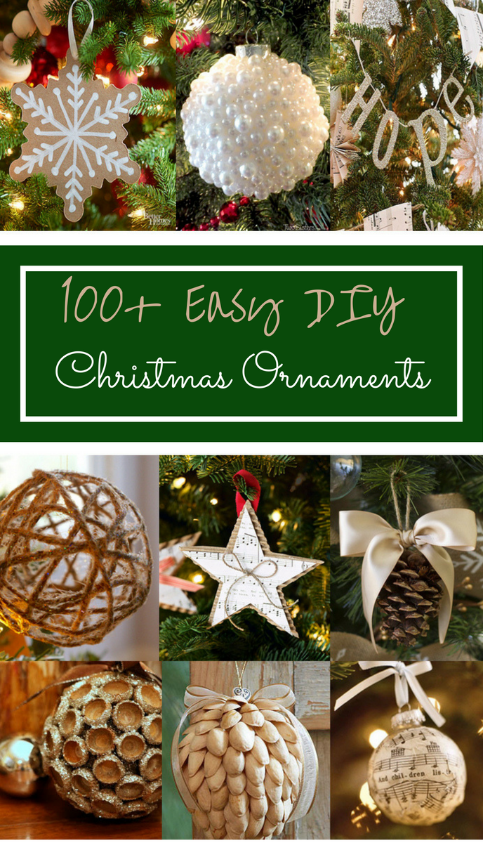 100 Easy DIY Christmas Ornaments - Prudent Penny Pincher