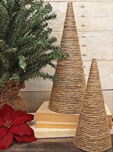 50 DIY Mini Christmas Tree Crafts - Prudent Penny Pincher