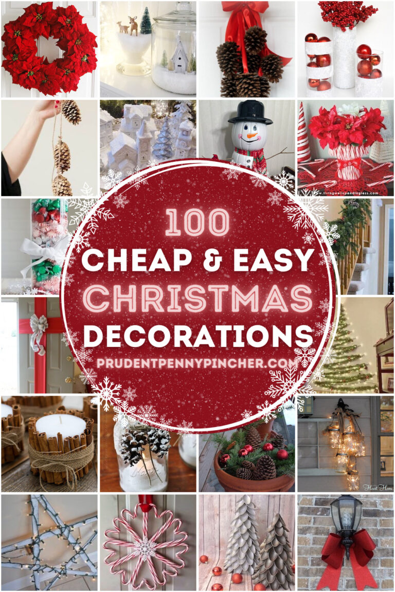 100 Cheap and Easy DIY Christmas Decorations Prudent Penny Pincher