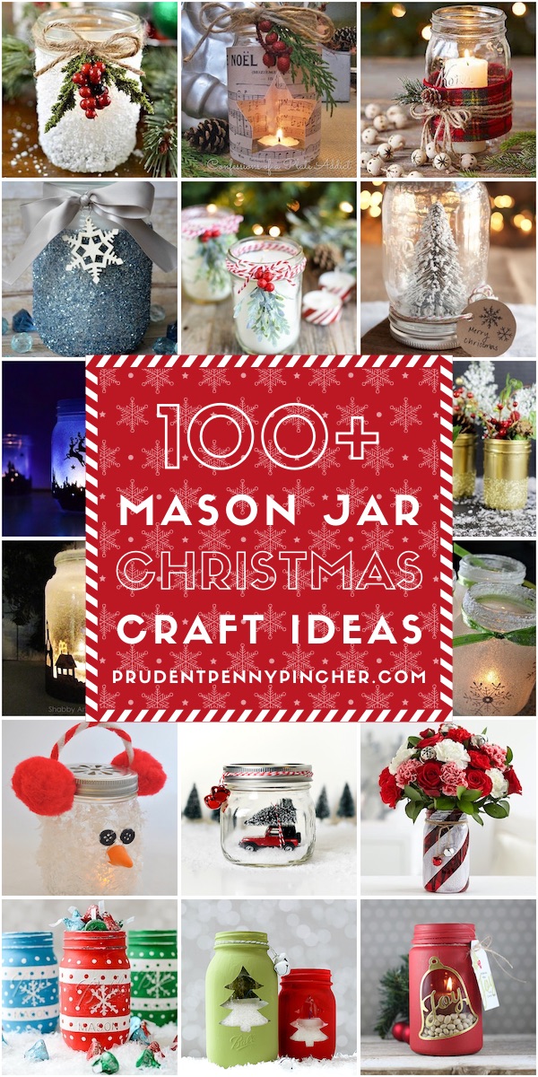 Mason Jar Christmas Display - Easy Mason Jar Christmas Decorations
