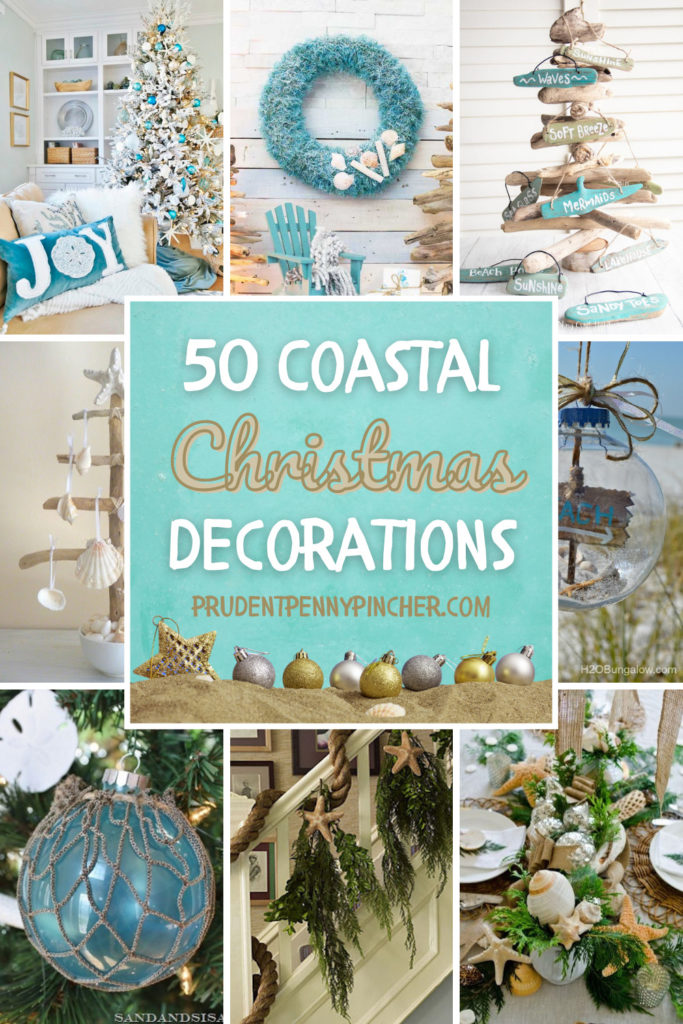 50 DIY Coastal Christmas Decorations Prudent Penny Pincher