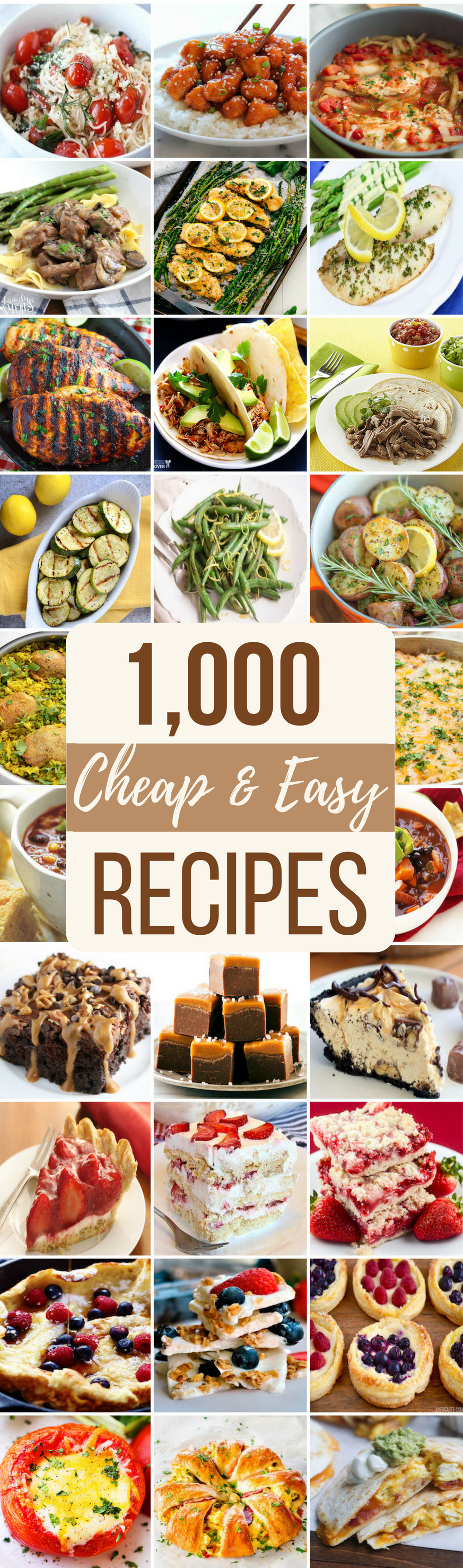 1,000+ Cheap & Easy Recipes - Prudent Penny Pincher