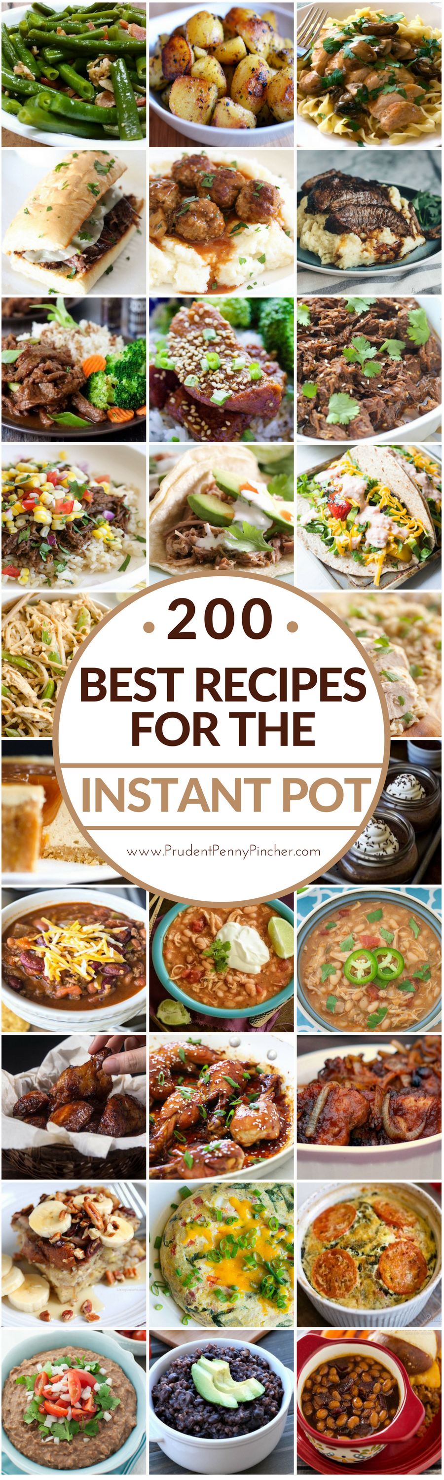 200 Best Instant Pot Recipes - Prudent Penny Pincher