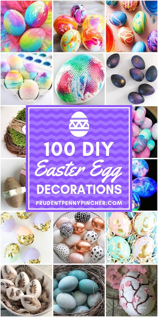 100 DIY Easter Egg Decorating Ideas - Prudent Penny Pincher