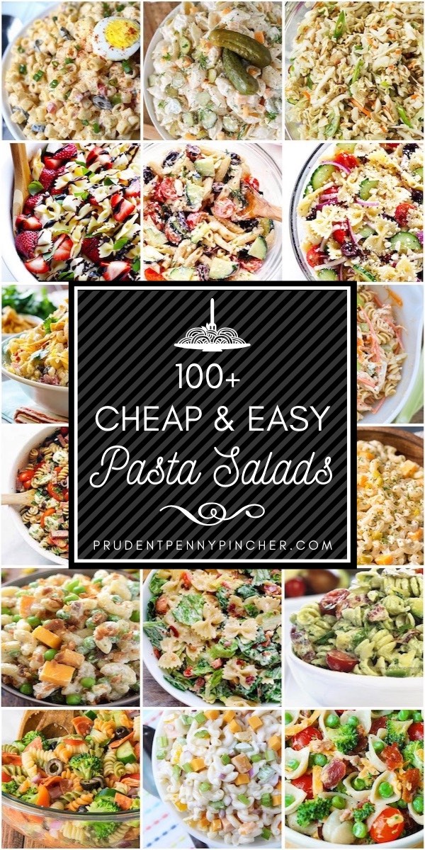 100 Cheap and Easy Pasta Salad Recipes - Prudent Penny Pincher