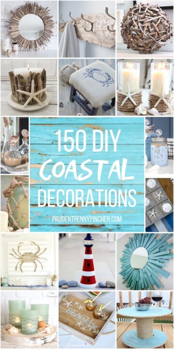 50 Dollar Store Coastal DIY Home Decor - Prudent Penny Pincher