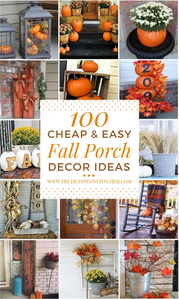 100 Cheap and Easy Fall Porch Decor Ideas