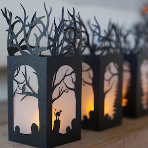 Paper Lanterns DIY Halloween Decoration