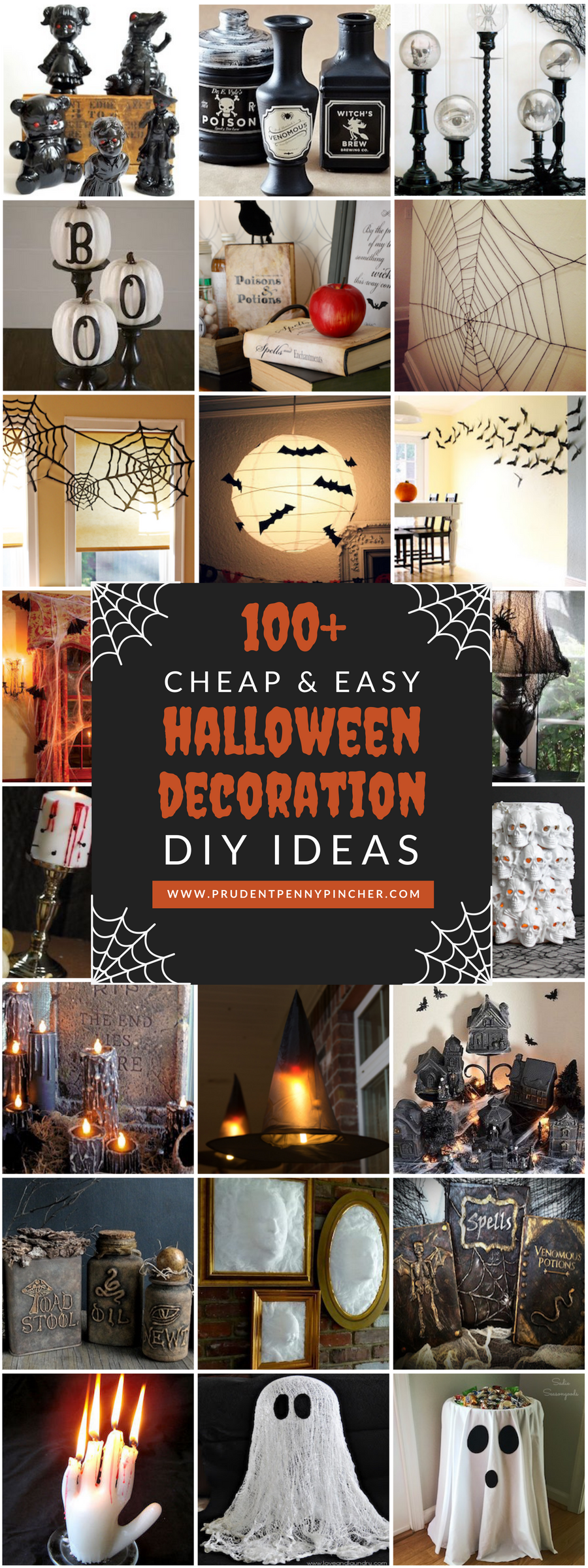 100 Cheap And Easy Halloween Decor DIY Ideas Prudent Penny Pincher