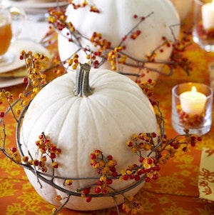 Bittersweet Pumpkins thanksgiving table