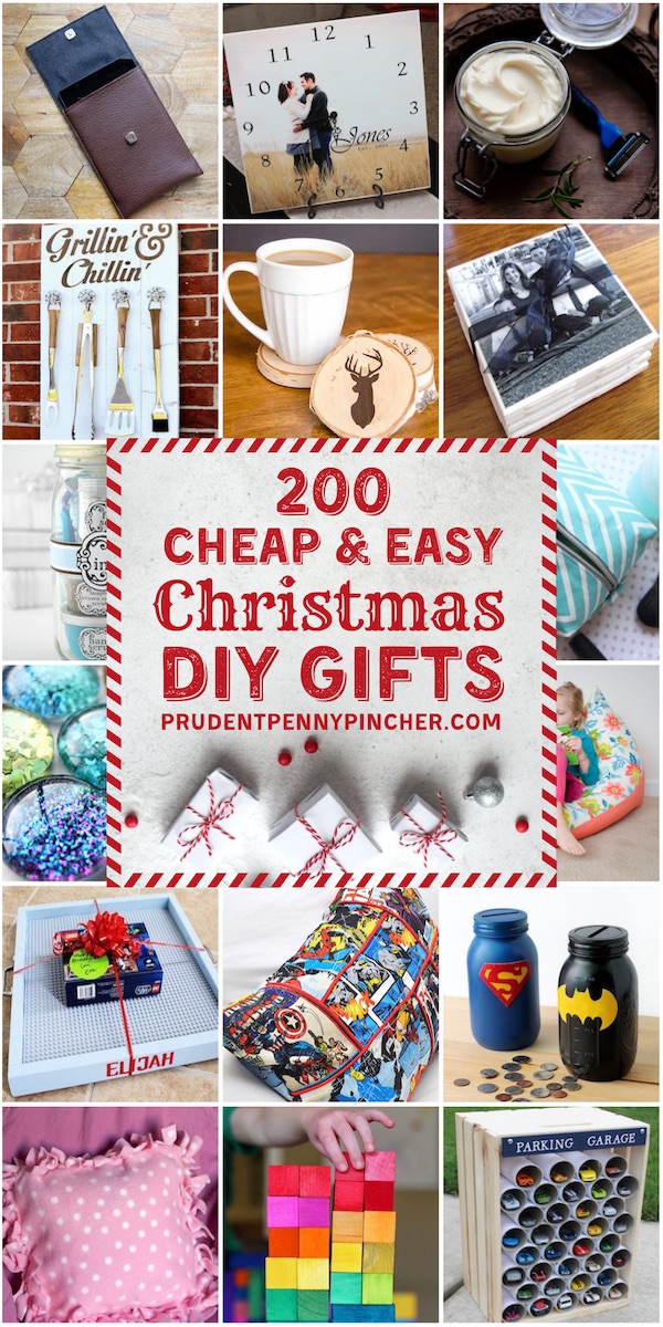 200 Cheap and Easy DIY Christmas Gifts  Prudent Penny Pincher