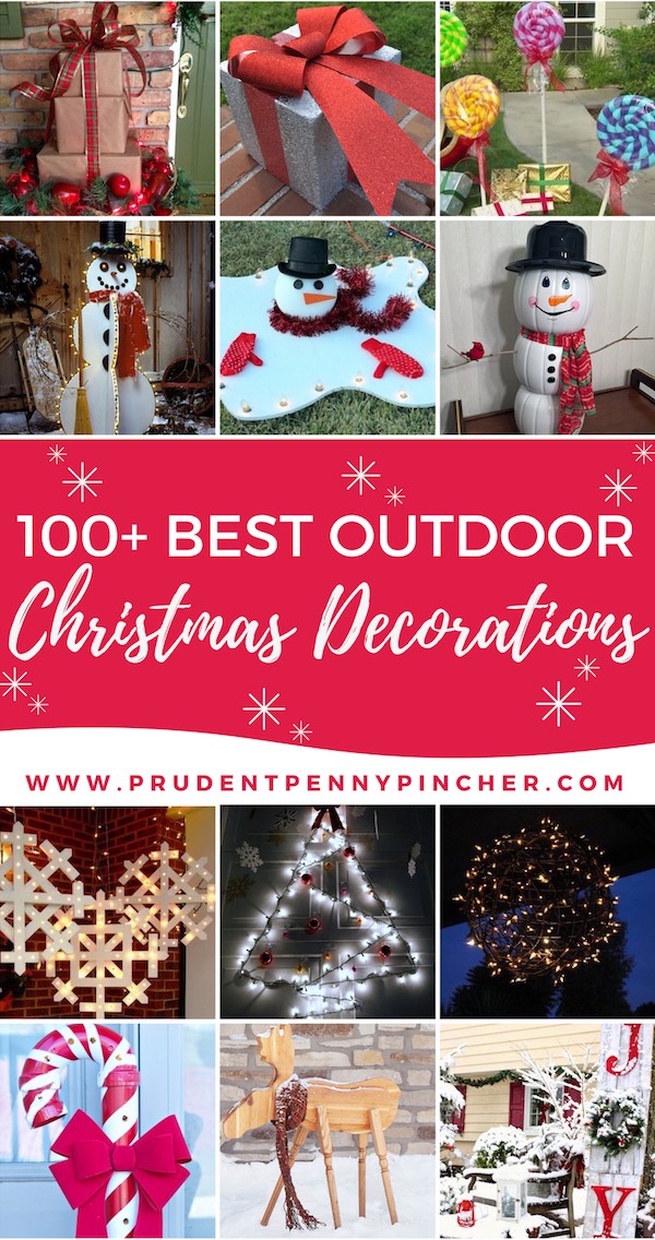 Best Outdoor Diy Christmas Decorations Prudent Penny Pincher