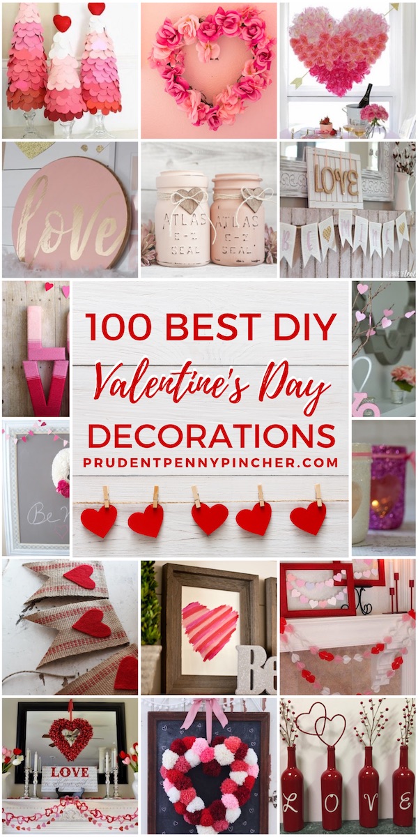 21 Last Minute DIY Valentines Day Decorations That Are Super Easy