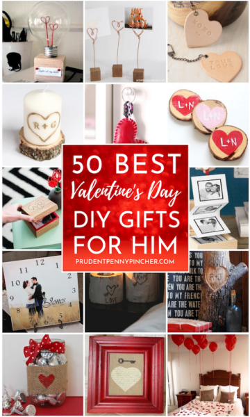 50 DIY Valentine's Day Gifts for Him - Prudent Penny Pincher