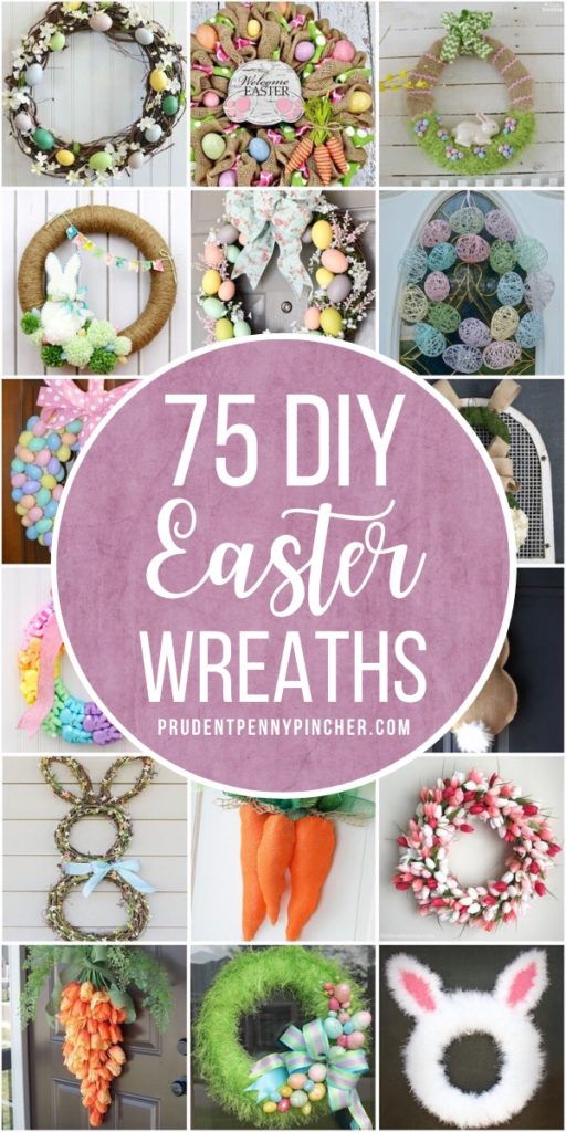 75 Best DIY Easter Wreaths - Prudent Penny Pincher