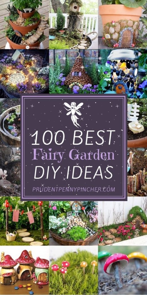 100 Best DIY Fairy Garden Ideas - Prudent Penny Pincher