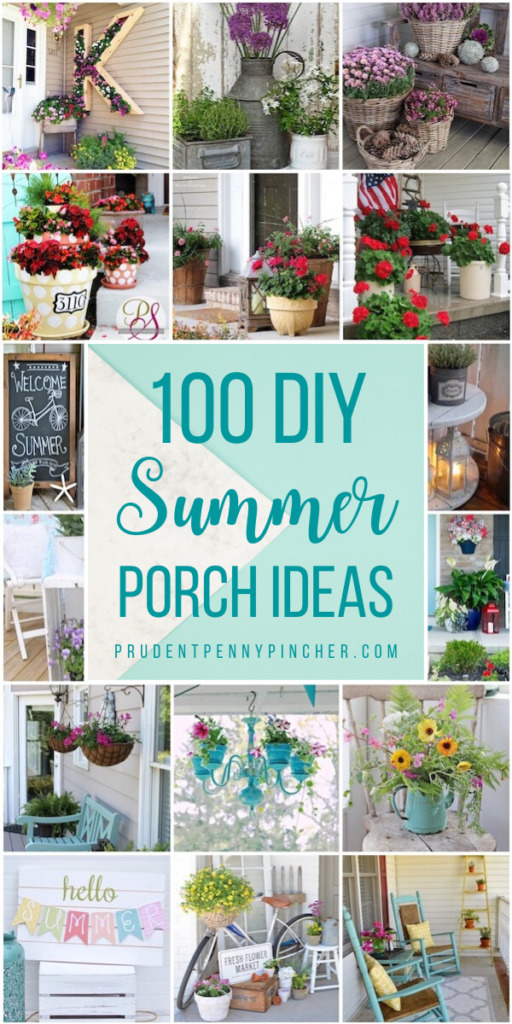 100 Diy Summer Front Porch Ideas - Prudent Penny Pincher