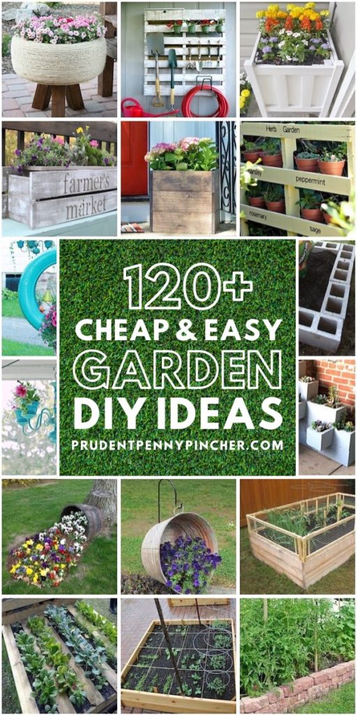 120 Cheap and Easy DIY Garden Ideas