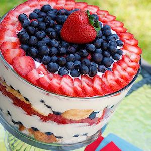 Red, White & Blueberry Trifle (Weight Watchers Recipe)