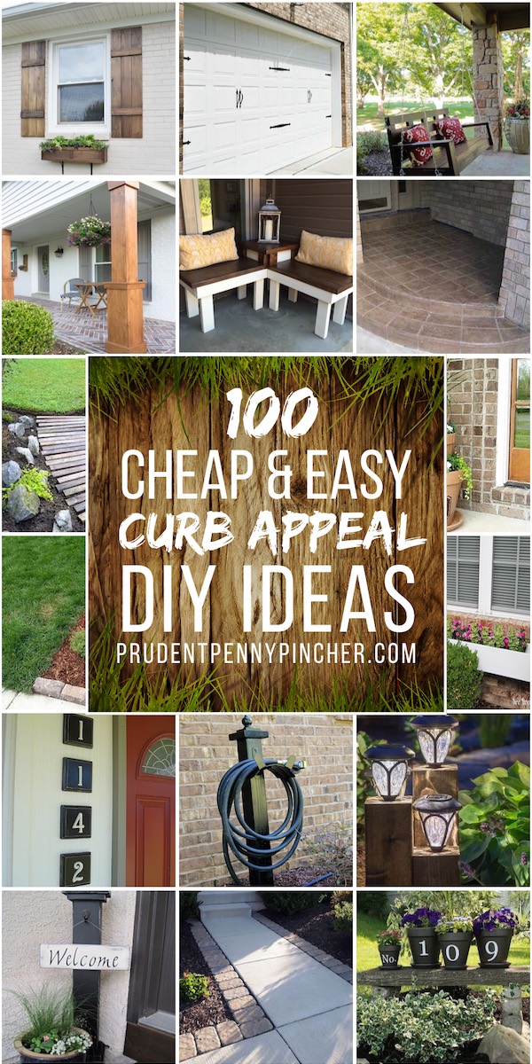 100 Front Yard Curb Appeal Ideas on a Budget - Prudent Penny Pincher