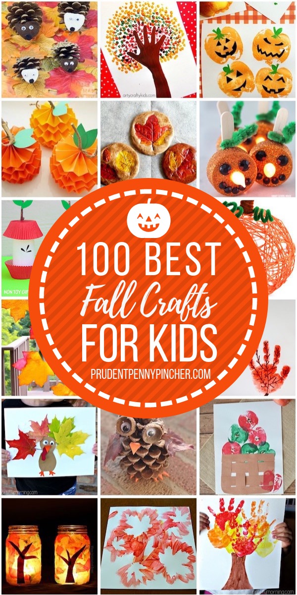 100 Best Fall Crafts for Kids - Prudent Penny Pincher