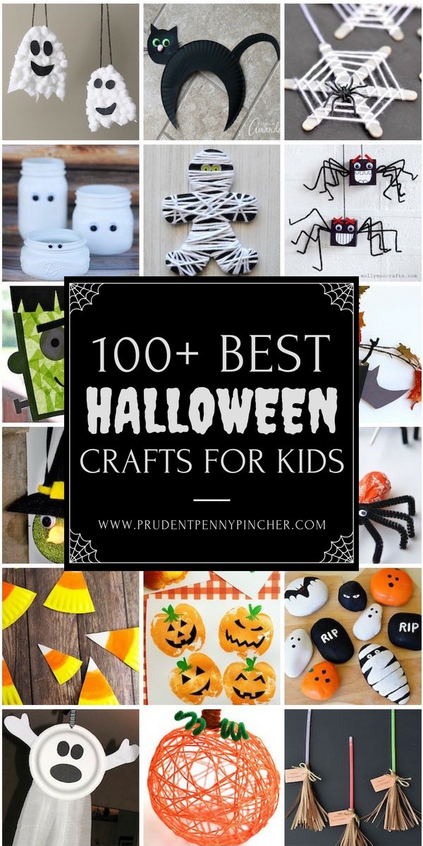 100 Best Halloween Crafts for Kids - Prudent Penny Pincher