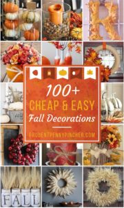 100 Cheap and Easy DIY Fall Decor Ideas for 2023 - Prudent Penny Pincher