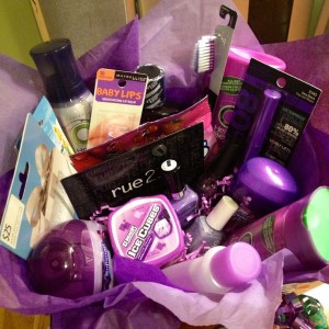 Purple Teen Gift Basket
