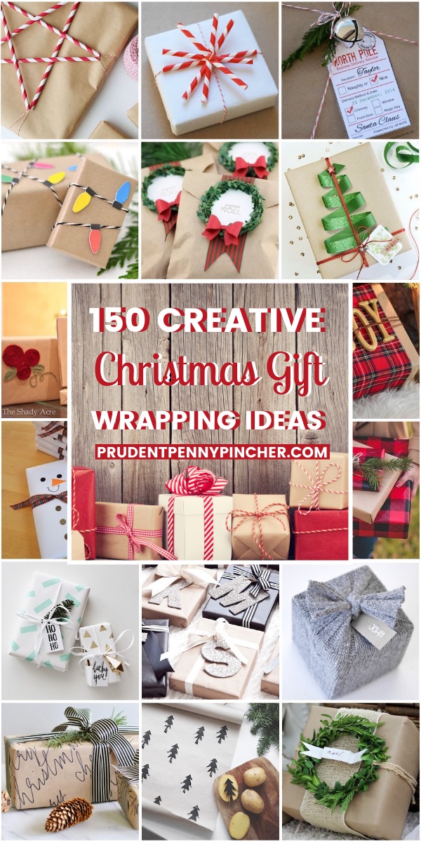 150 Creative Christmas Gift Wrapping Ideas - Prudent Penny Pincher