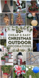 60 DIY Christmas Door Decorations - Prudent Penny Pincher