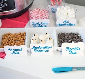 Simple Hot Chocolate Bar for Kids