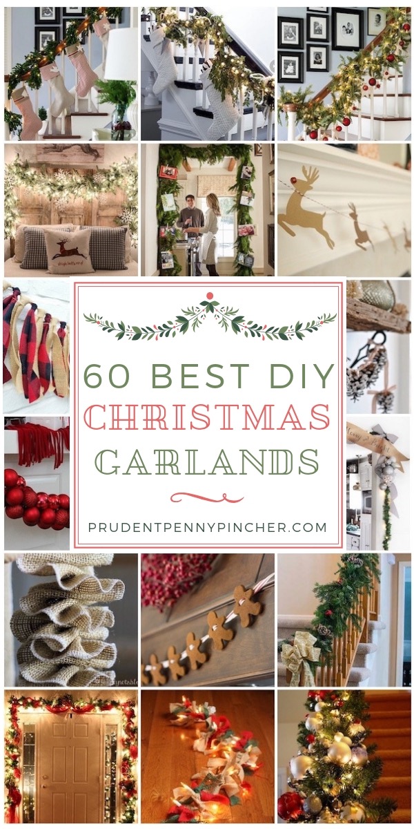 Easy DIY Lighted Burlap Holiday Garland by Lavender Buttons Design 