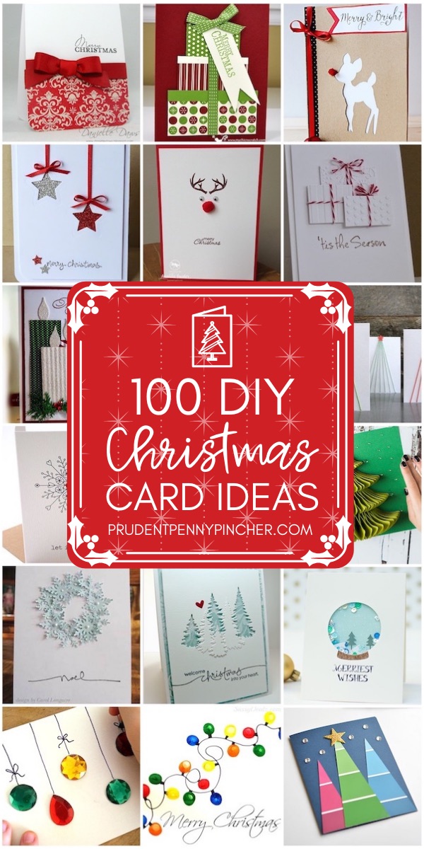 100 Best DIY Christmas Cards - Prudent Penny Pincher