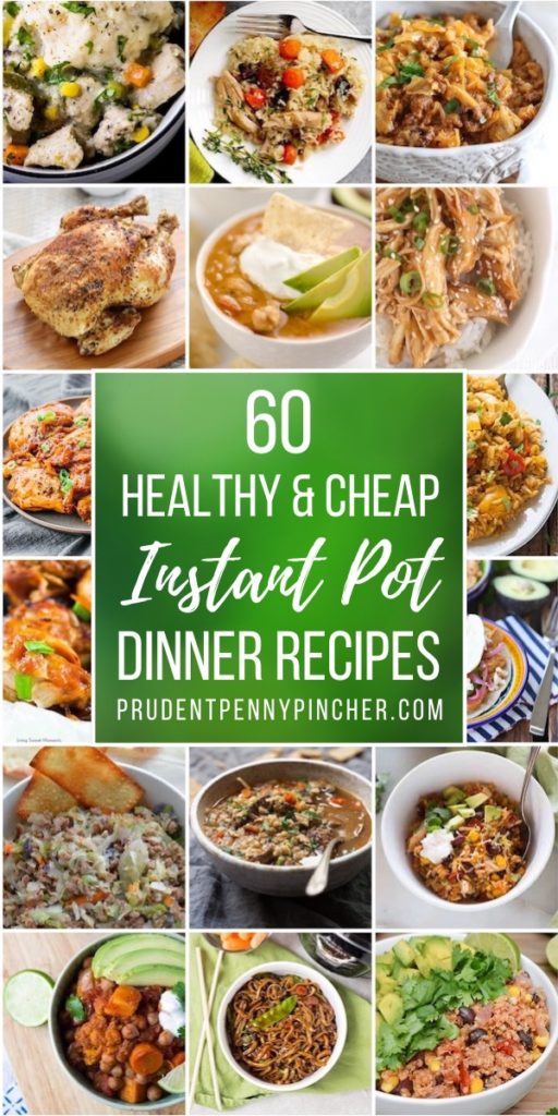 60 Cheap and Healthy Instant Pot Recipes - Prudent Penny Pincher