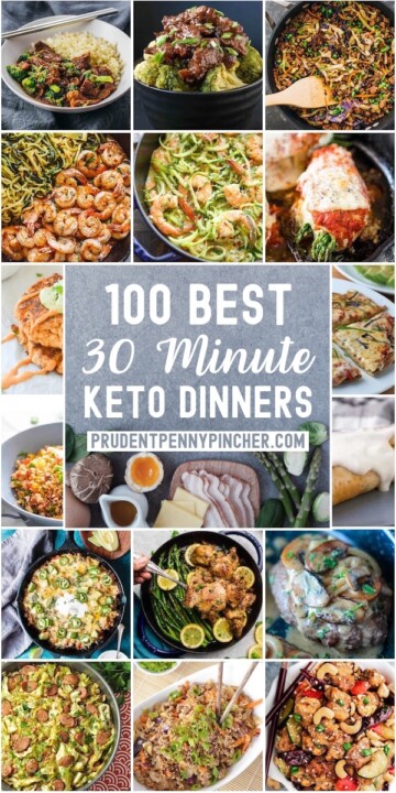 100 Easy 5 Ingredient Keto Dinner Recipes - Prudent Penny Pincher