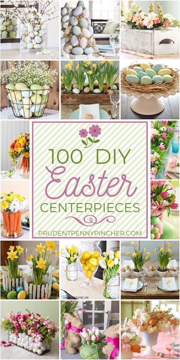 100 Best DIY Easter Centerpieces - Prudent Penny Pincher