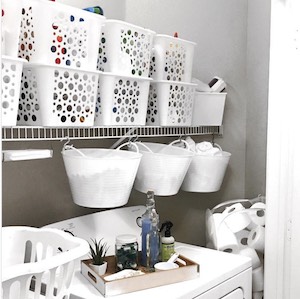 Small Laundry Room Organization Ideas - Kelley Nan
