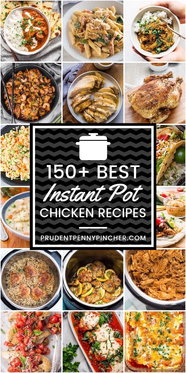 150 Best Instant Pot Chicken Recipes - Prudent Penny Pincher