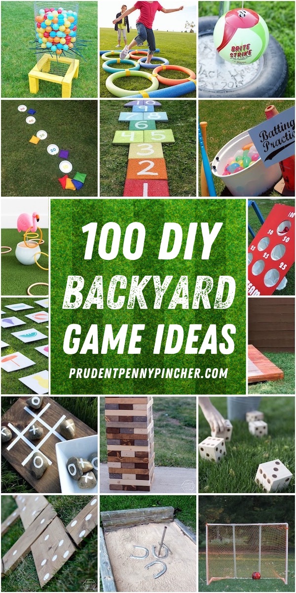 100 DIY Backyard Games for Kids and Adults - Prudent Penny Pincher