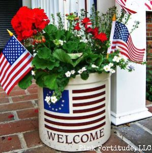 100 DIY 4th of July Outdoor Decorations - Prudent Penny Pincher