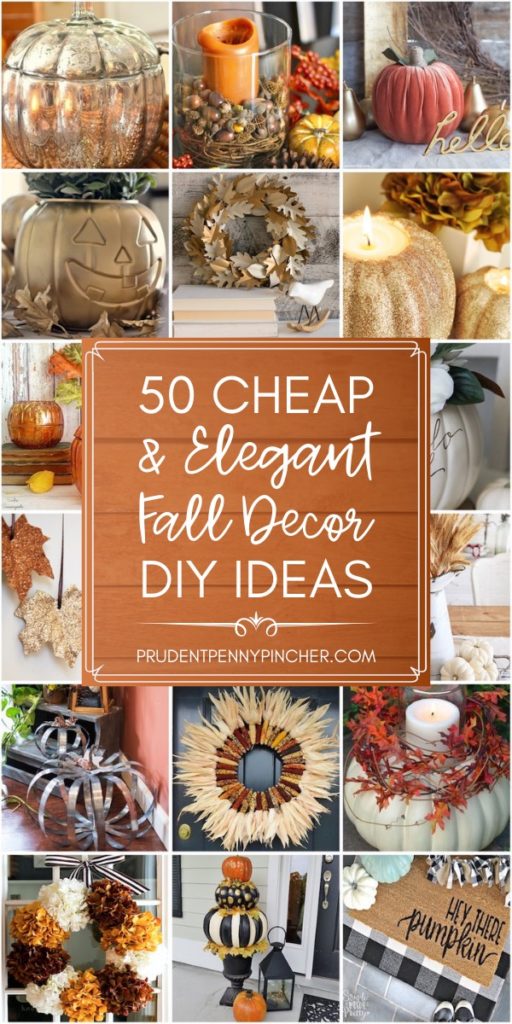 50 Cheap and Elegant Fall Decorations - Prudent Penny Pincher