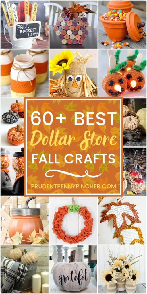 60 Dollar Store Fall Crafts - Prudent Penny Pincher