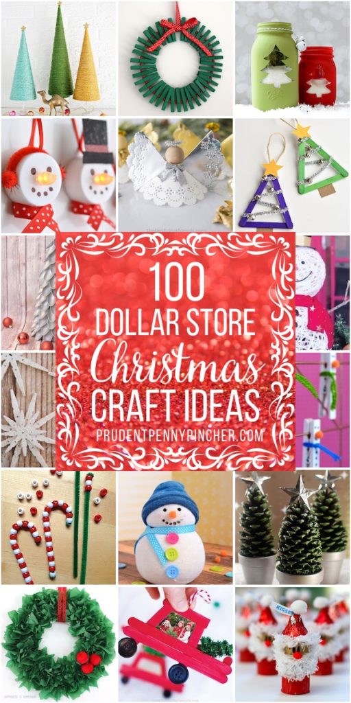 100 Dollar Store Christmas Crafts - Prudent Penny Pincher