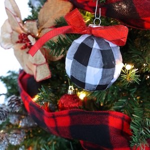 Buffalo Check Christmas Decorations - Written Reality