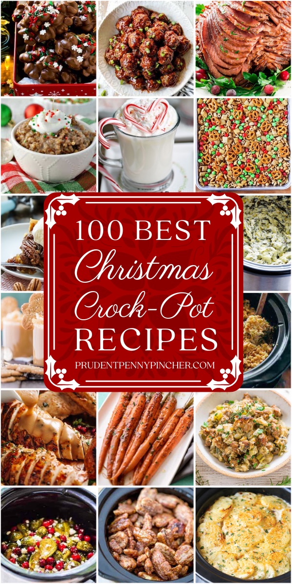 100 Best Christmas Crockpot Recipes - Prudent Penny Pincher