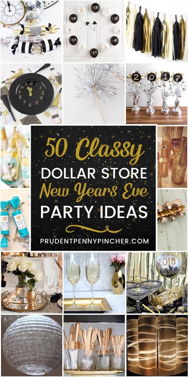 50 Dollar Store New Years Eve Party Ideas Prudent Penny Pincher